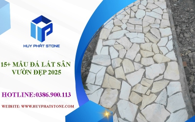 Tổng hợp 15+ mẫu đá lát sân vườn đẹp, chống trơn hiệu quả