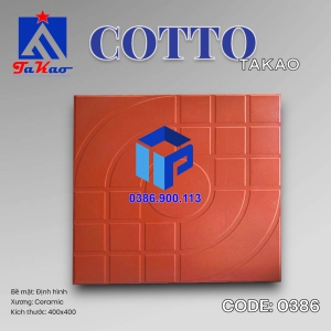 GẠCH LÁT  40×40cm MẮT LAI ĐỎ  Takao