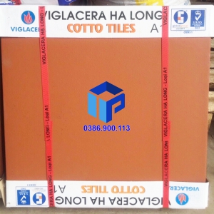 Gạch đỏ lát sân cotto Viglacera 40x40 Hạ Long