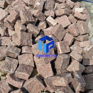 ĐÁ CUBIC ĐỎ BÌNH ĐỊNH LÁT SÂN
