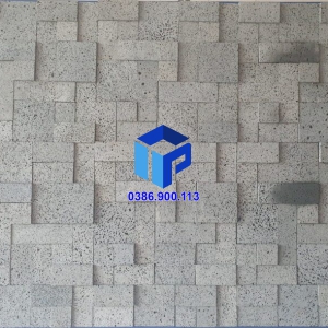 ĐÁ ONG XÁM ỐP TƯỜNG 3D