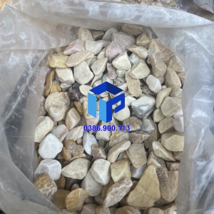 Sỏi tư nhiên vàng quay