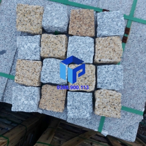 ĐÁ CUBIC TRẮNG MUỐI TIÊU LÁT SÂN
