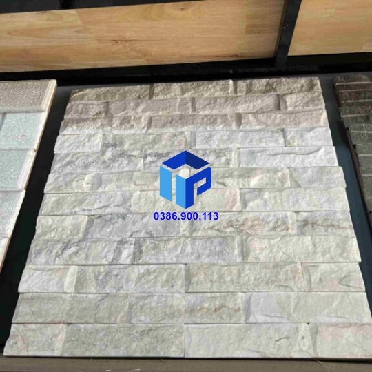 ĐÁ BÓC TRẮNG SỮA 5×20 ỐP TƯỜNG TRANG TRÍ