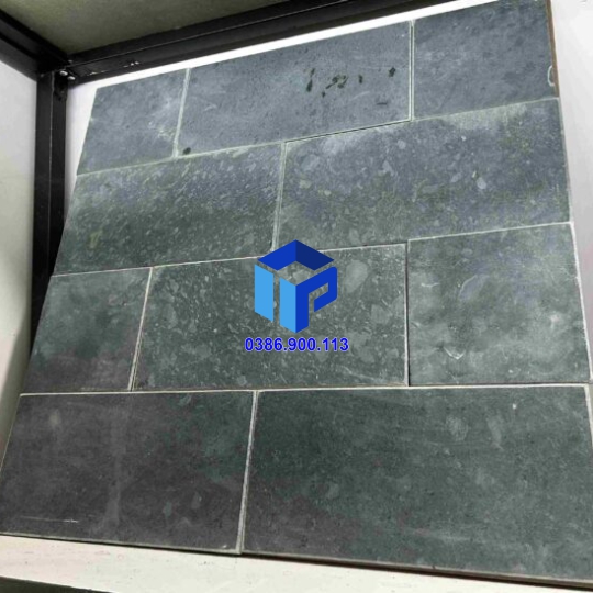ĐÁ MÀI BÓNG XANH RÊU 15×30 ỐP TƯỜNG