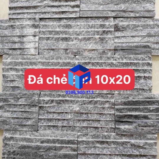 đá chẻ đen 10x20
