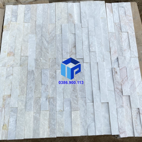 đá ghép trắng sữa 10x50
