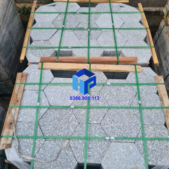 đá lục giác suối lâu thô