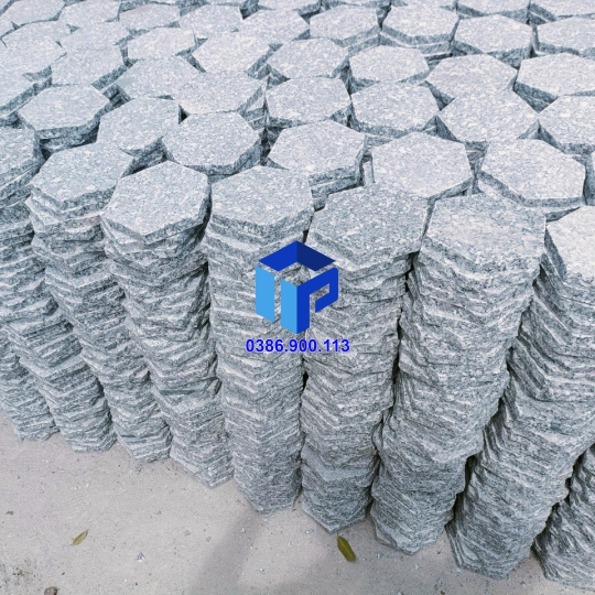 đá lục giác suối lâu thô