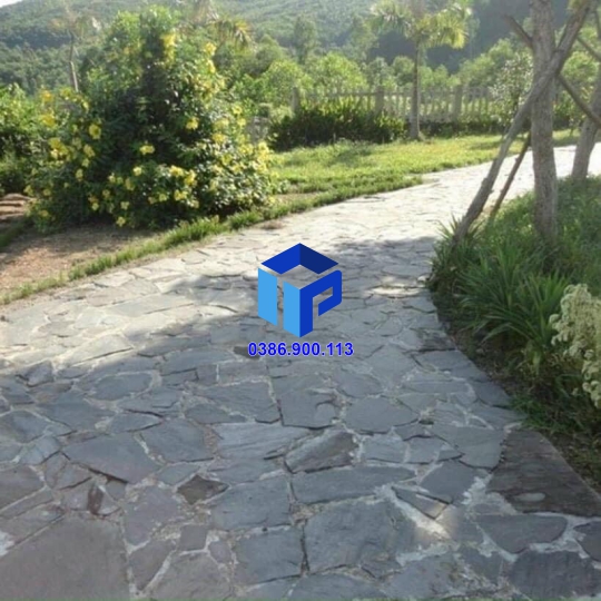 Đá rối xanh, đá chẻ xanh ốp tường