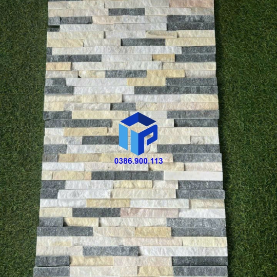 đá ghép 3 màu 10x50