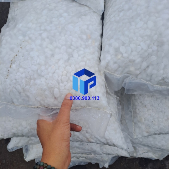 sỏi trắng quay tròn tự nhiên 