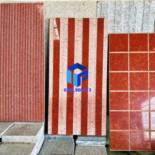 ĐÁ LÁT SÂN ĐỎ 3060  CHẠY CHỈ