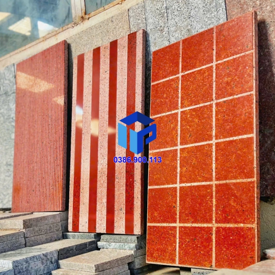 ĐÁ LÁT SÂN ĐỎ 3060  CHẠY CHỈ