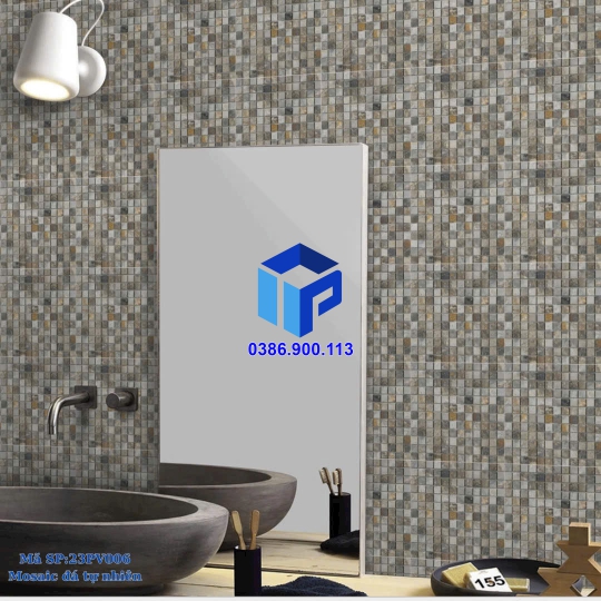 Đá Mosaic Tự Nhiên  vàng bông
