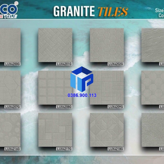 GẠCH ĐÁ ĐỒNG CHẤT 40x40 -CTG 4400